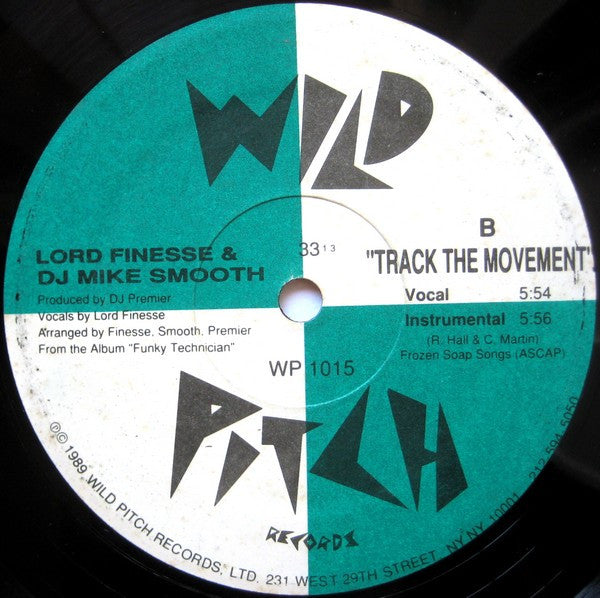 Lord Finesse & DJ Mike Smooth – Baby, You Nasty – High Stakes Records