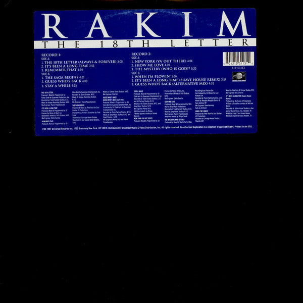 Rakim – The 18th Letter