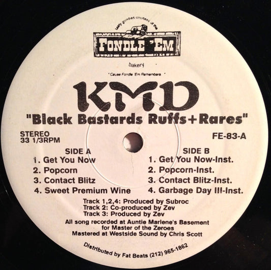 KMD – Black Bastards Ruffs+Rares