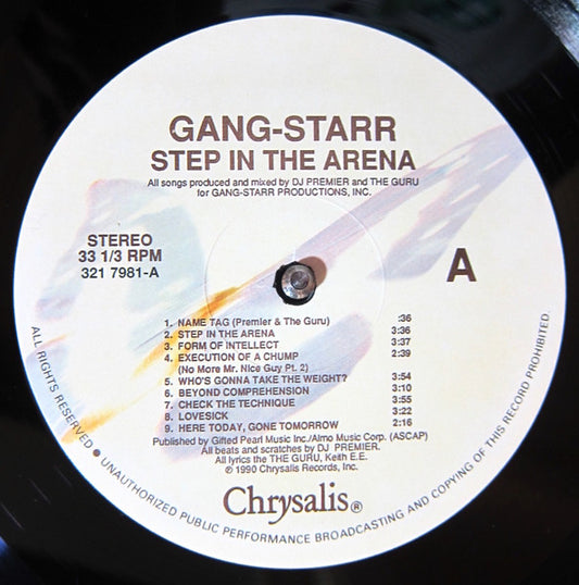 Gang Starr – Step In The Arena