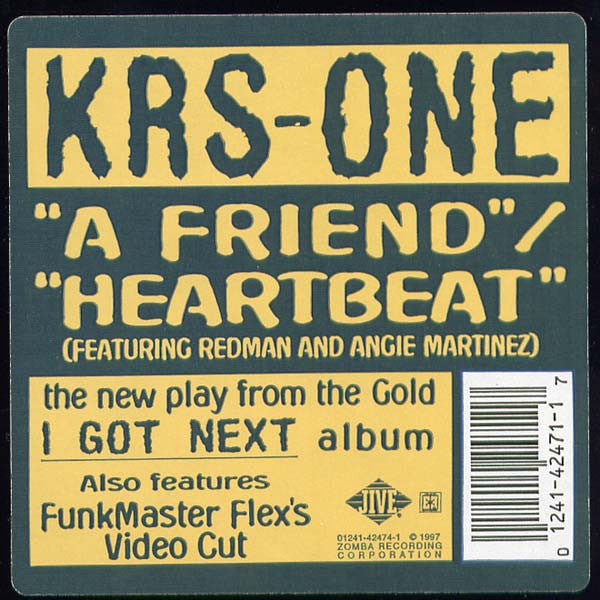 KRS-One – A Friend / Heartbeat