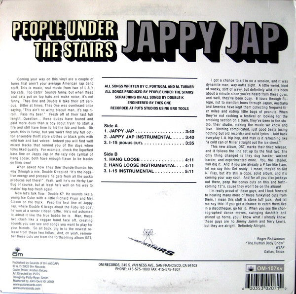 People Under The Stairs – Jappy Jap – High Stakes Records