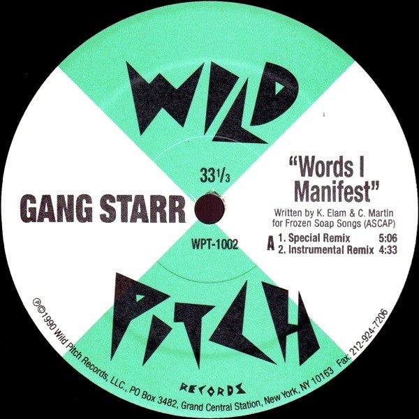 Gang Starr – Words I Manifest